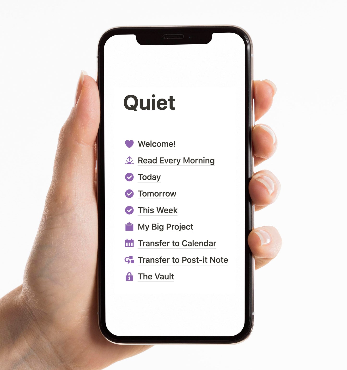 Quiet Accountability Program > 1 Month